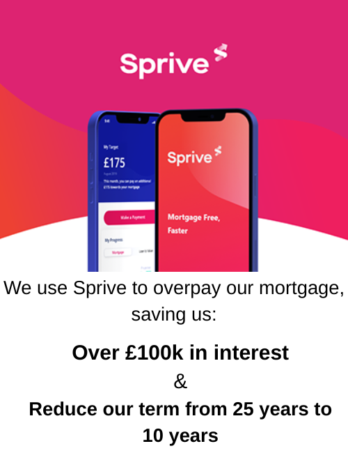 Sprive to reduce our mortgage